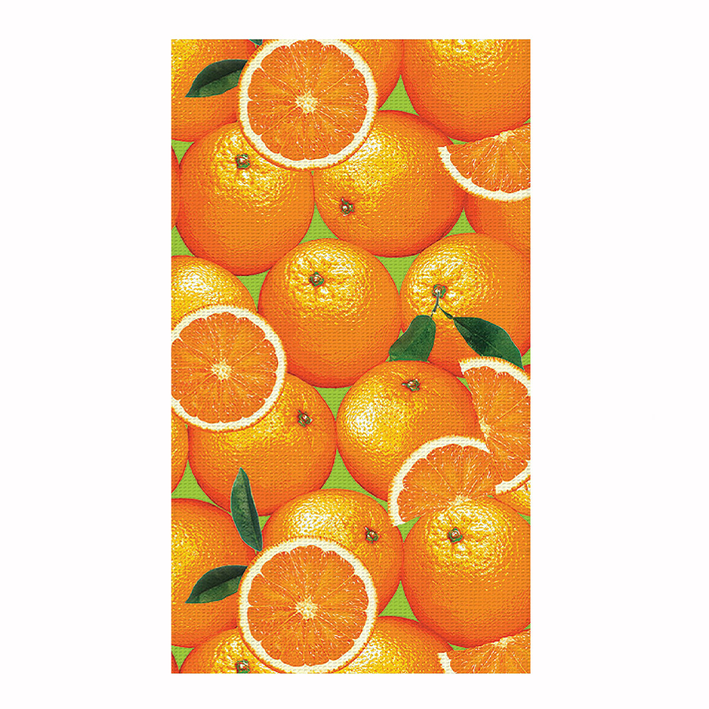 Полотенце кухонное Самойловский Текстиль 764538 рисунок Апельсины, вафельное 40*70 см