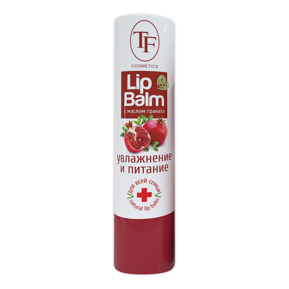 Бальзам для губ Triumf Cosmetics Lip Balm с маслом граната,с маслом манго на основе термальной воды, 3,8 г
