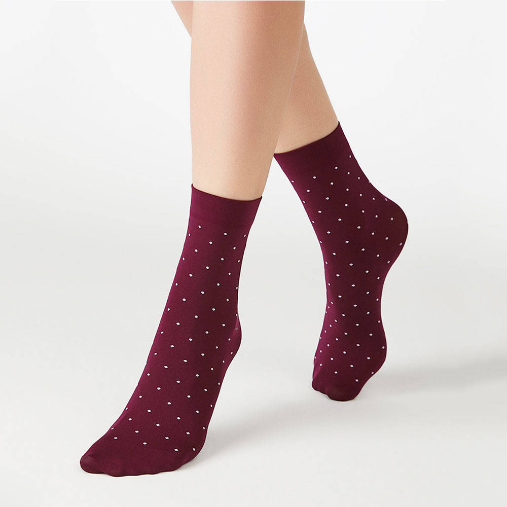 Носки капроновые Minimi MICRO POIS 70 den, Mosto (Винный)