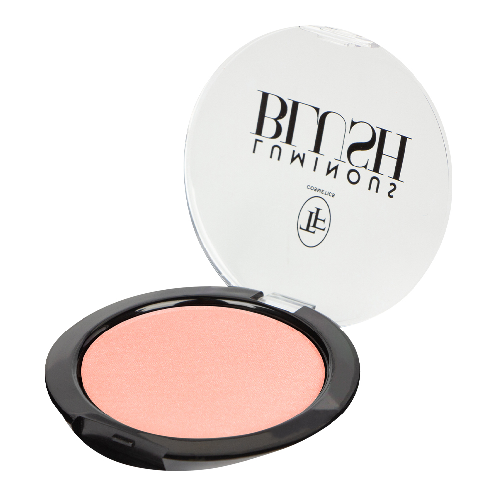 картинка Румяна Triumf Luminous Blush пудровые с шиммер эффектом, розовый лепесток, тон 601 