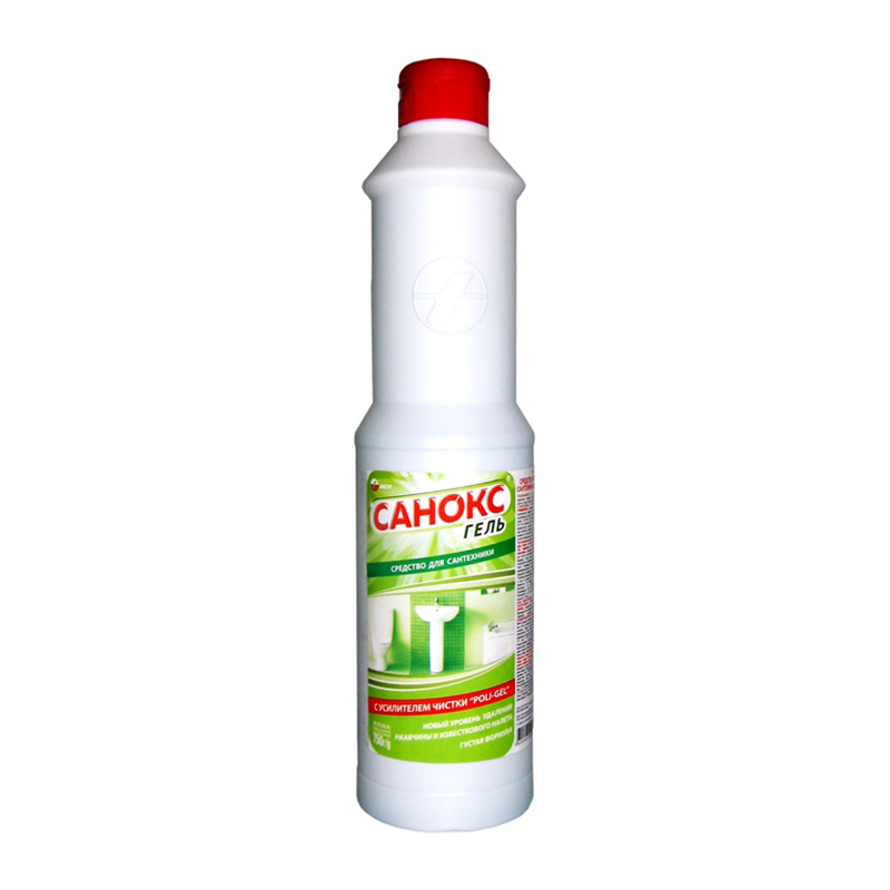 картинка Чистящее средство Санокс гель для сантехники от налета и ржавчины, флакон, 750 мл 