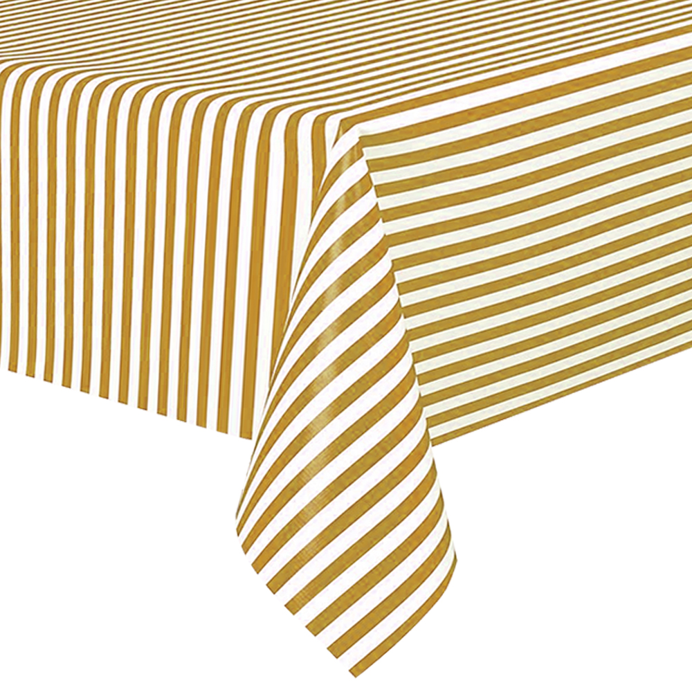 картинка Скатерть SKS-02 в полоску 137*274 см, полиэстер, в ассортименте 