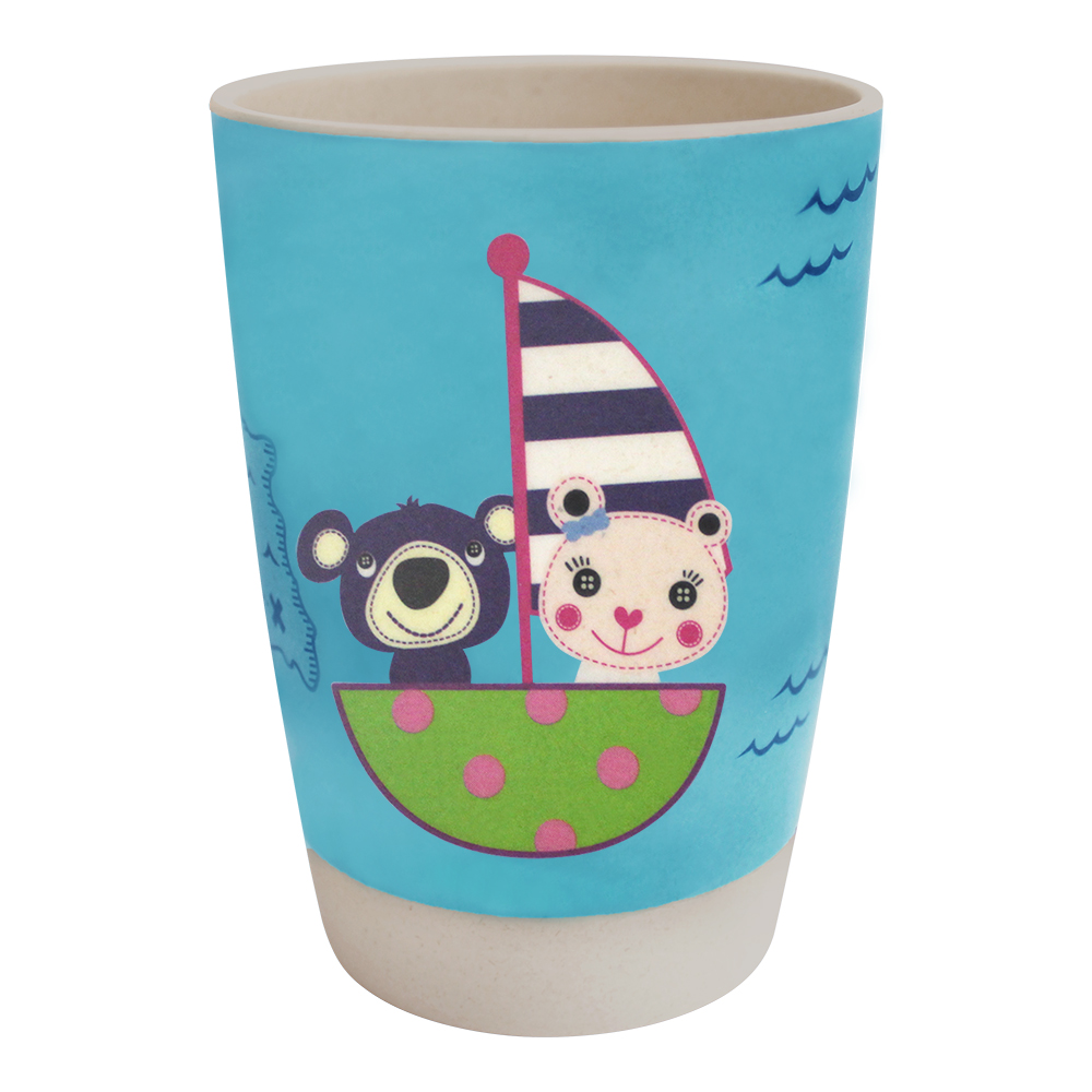 Набор детский для мальчиков PDB-10 посуда Морской 5 шт, бамбуковое волокно, в ассортименте