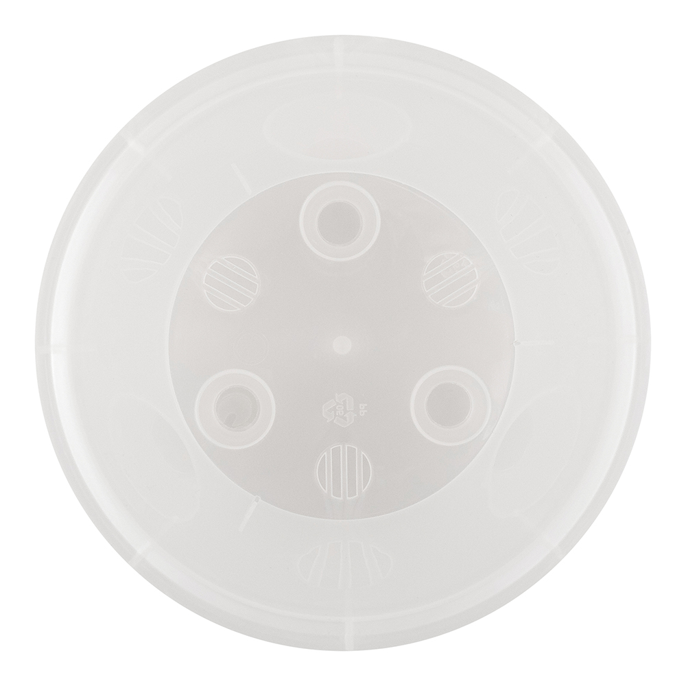 картинка Кашпо ING1558БЛПЕРЛ Фиджи для Орхидей 160 мм, пластик, белый перламутровый, 1,6 л 