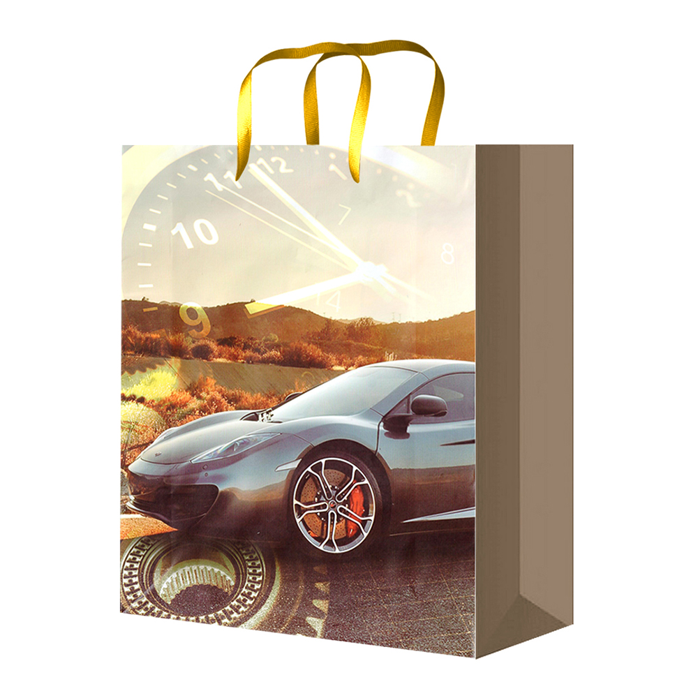 Пакет подарочный XL-514/515/516/517/518 Мужской 32*44*10, микс