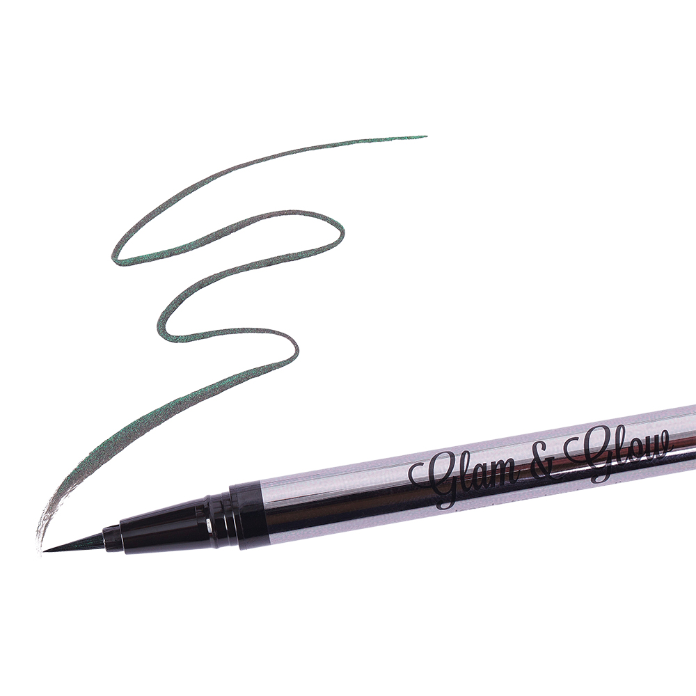 картинка Подводка для глаз Parisa лайнер Glam Glow, черный, тон 01 