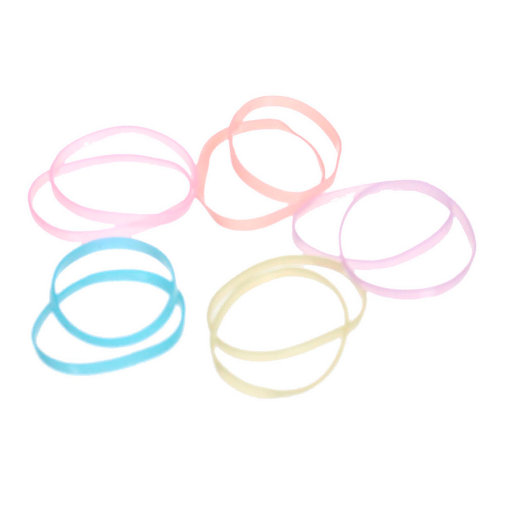 картинка Набор для волос 545-0237 Мармеладки резинки силиконовые, нежный микс, 150 