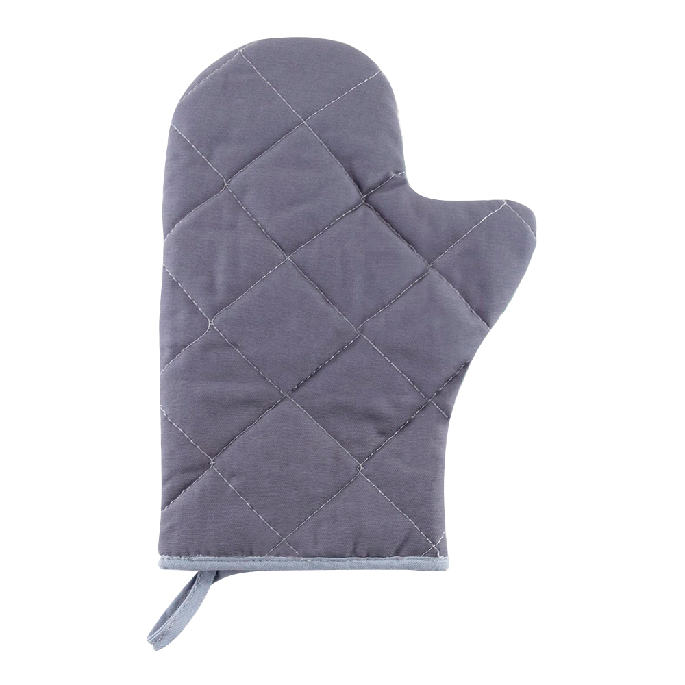 Прихватка-варежка Этель 5077886 Christmas flowers, саржа, 100% хлопок, 20*28 см, голубой, розовый