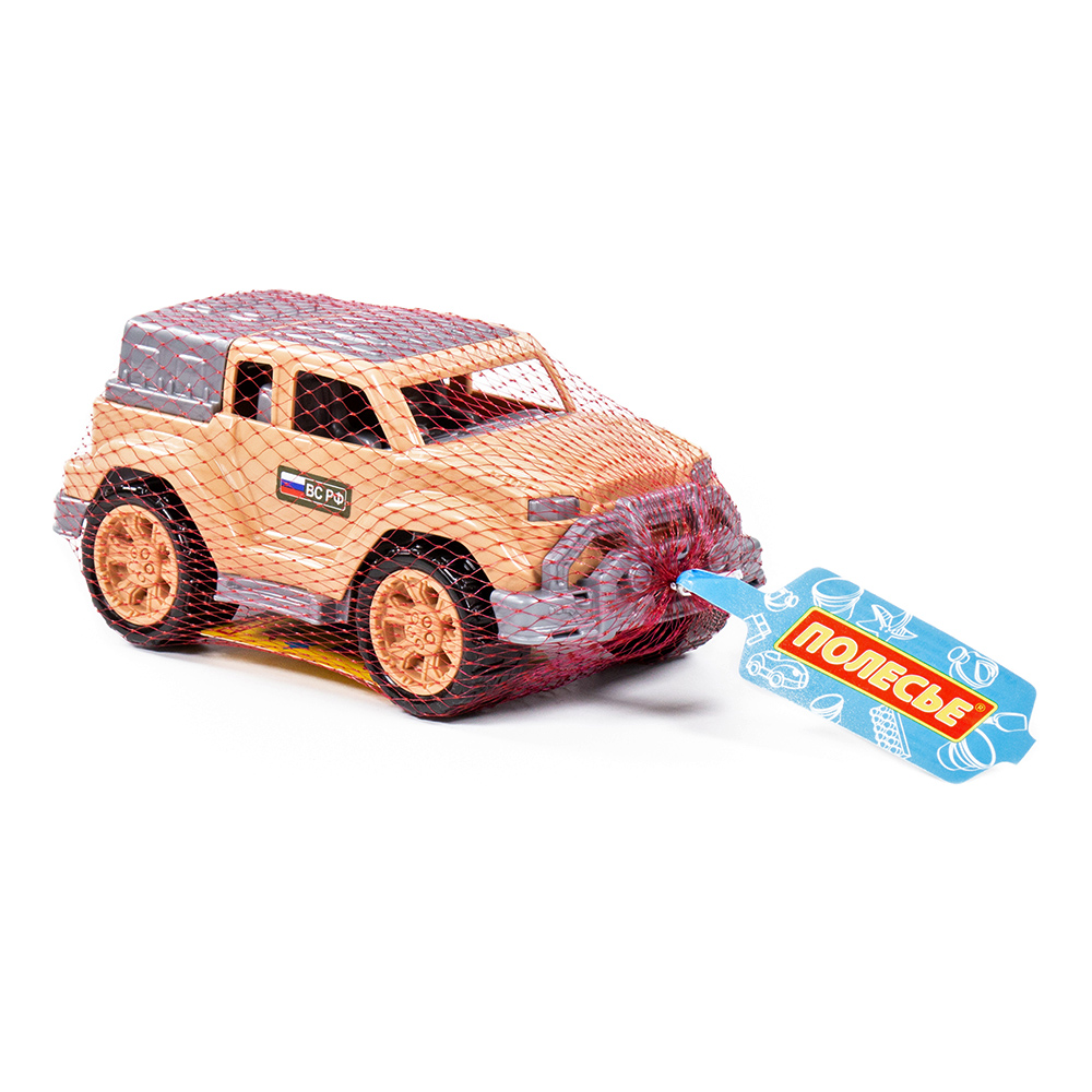 картинка Машина 83661 Полесье Джип сафари Легионер-мини №1, 3+ в сеточке, 21,8x12x9,5 см, пластмасса 