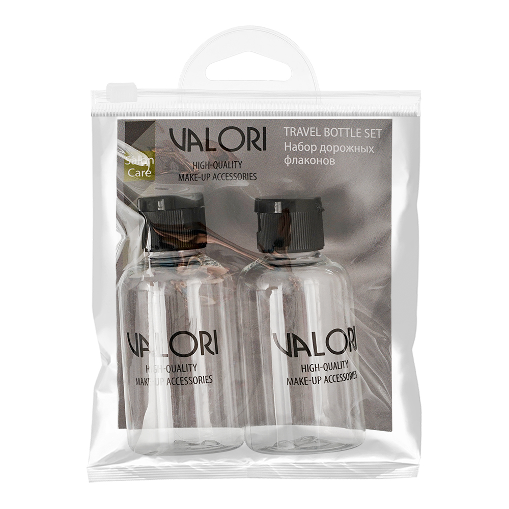 картинка Набор дорожный Valori TK065 2 флакона с крышкой-защелкой, 80 мл 