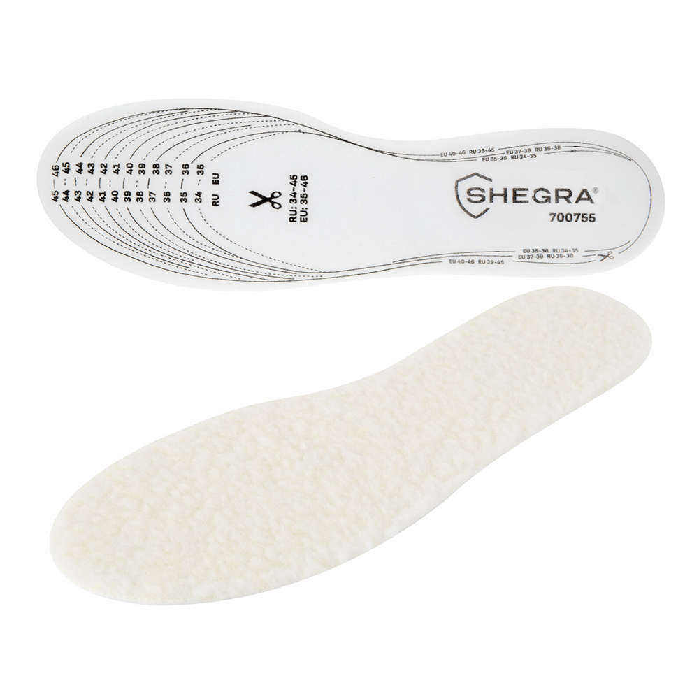 картинка Стельки для обуви 700755 универсальные, зимние, размер 34-45 