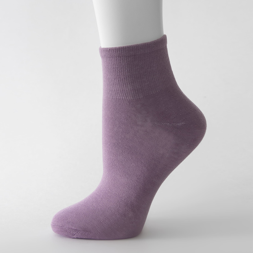 Носки женские Oemen VN356-6 хлопковые, спортивные, размер 23, сиреневый