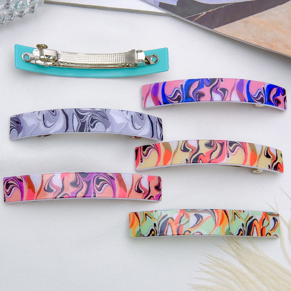 картинка Заколка-автомат для волос 3472989 Электро 8,3 см, в ассортименте 