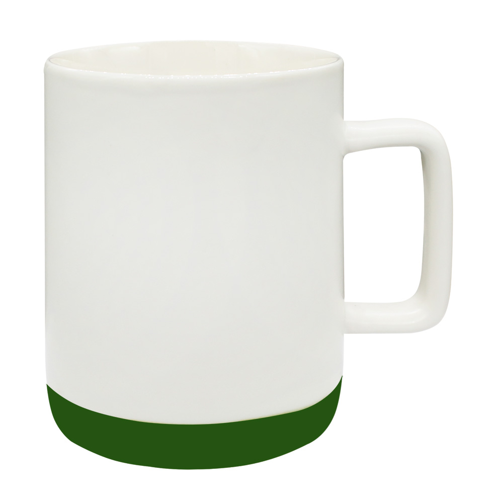 Кружка керамическая KKR-226 одноцветная, в ассортименте, 360 мл