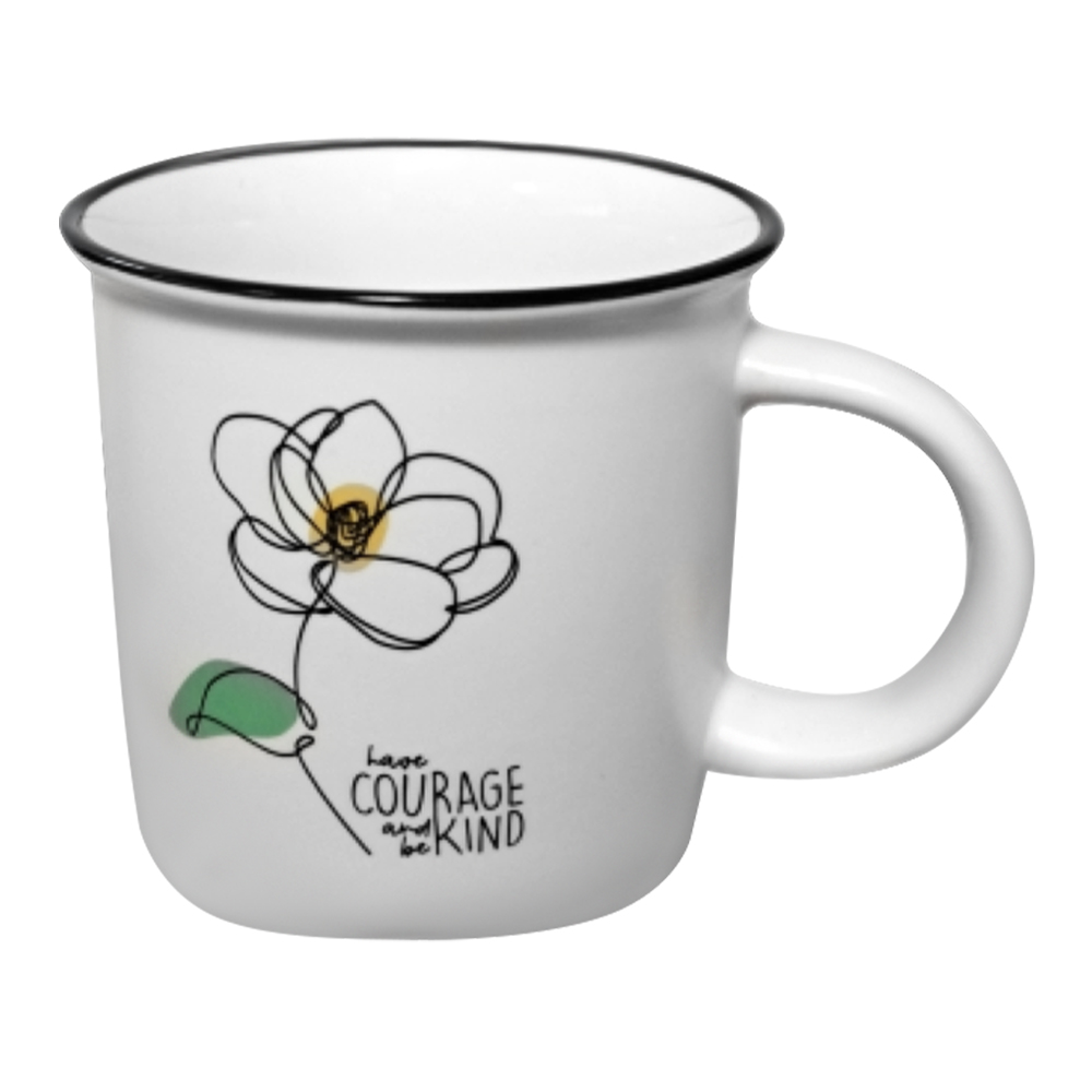 Кружка фарфоровая Эмоции, 360 мл