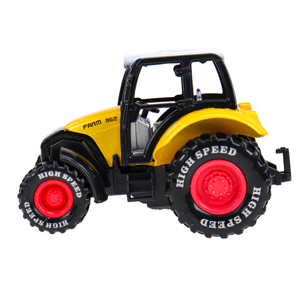 картинка Машина 1956742 инерционная Сельхозтехника Трактор, 10 см, пластик, в ассортименте 