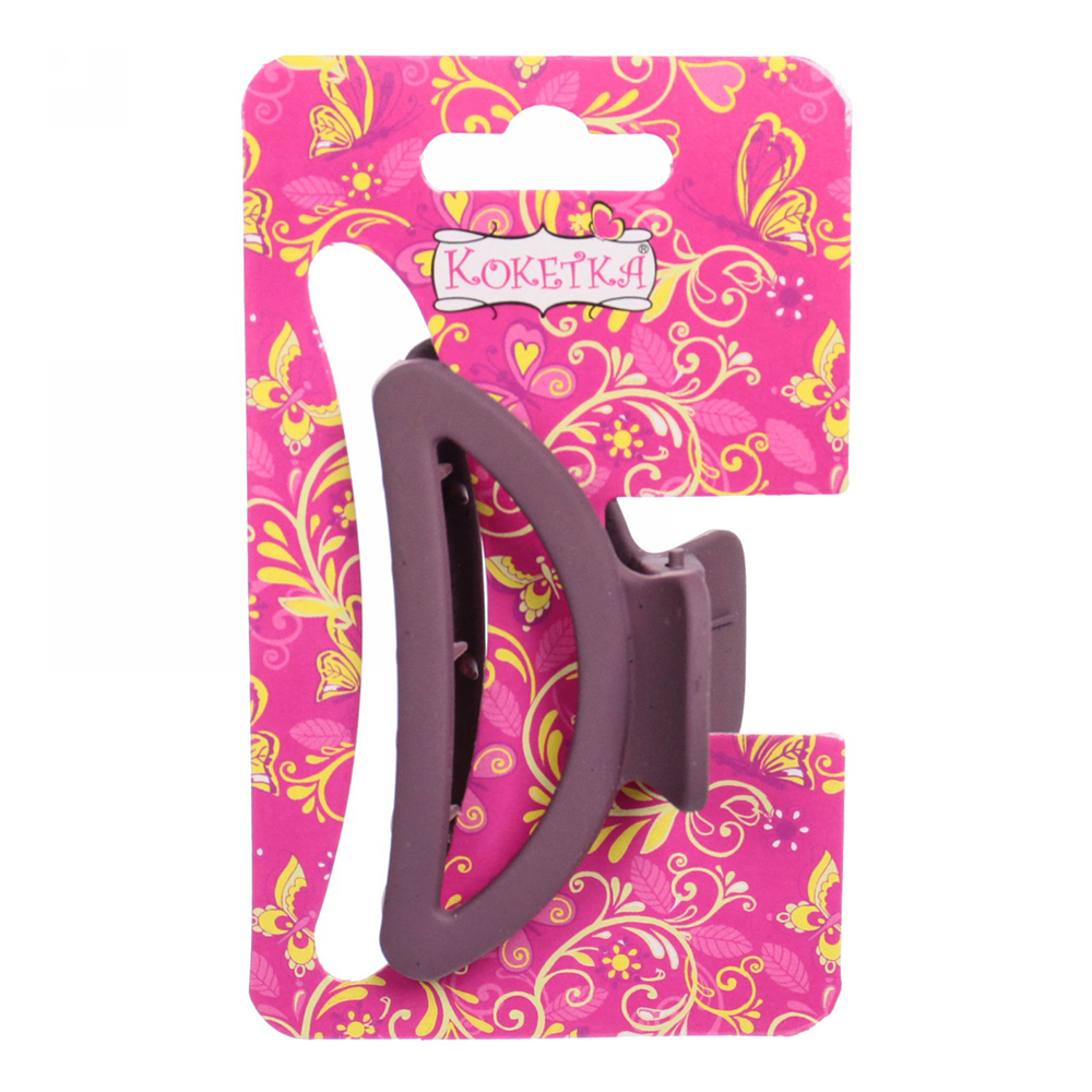 картинка Краб для волос 746-306 Style Matte, трапеция 6,5 см, в ассортименте 