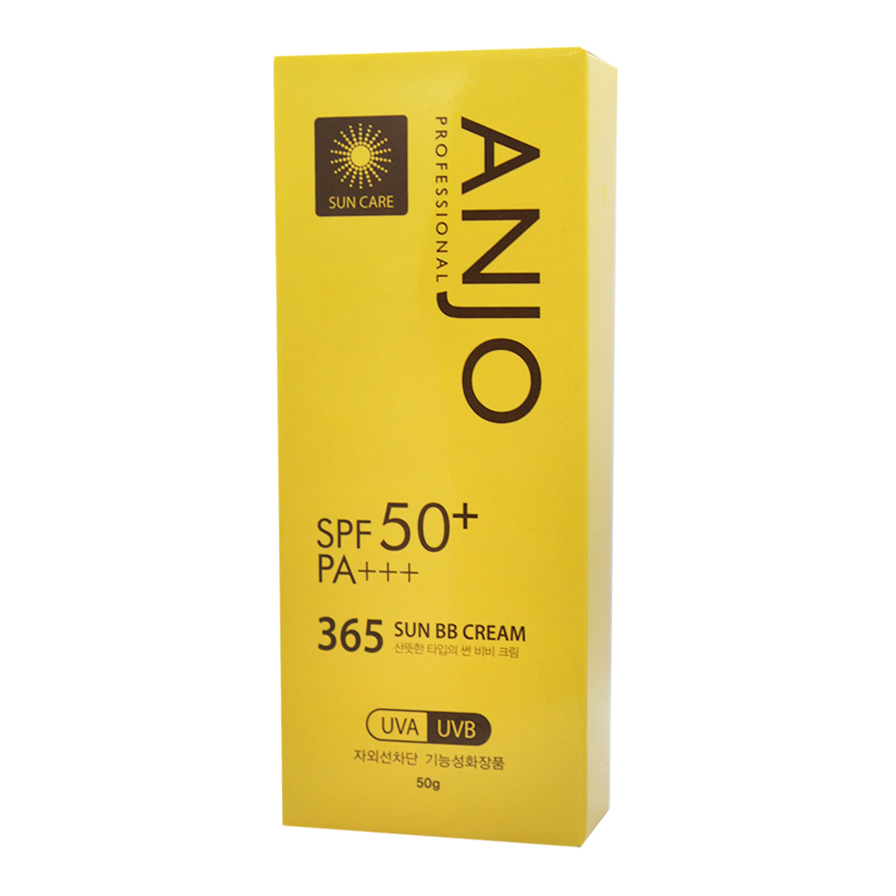 картинка Крем BB для лица ANJO Professional солнцезащитный, 365 SUN SPF50+/PA+++, 50 г 