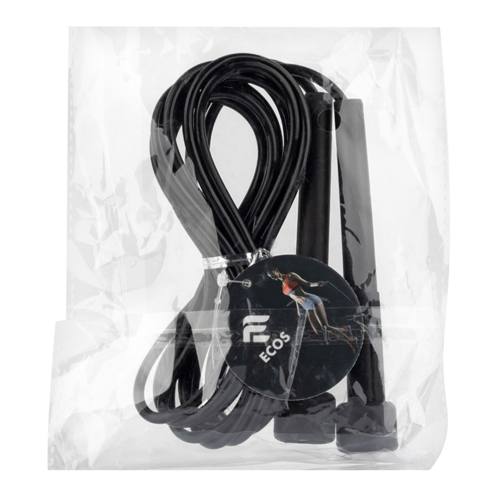картинка Скакалка Ecos 109446 2,8 м черный 