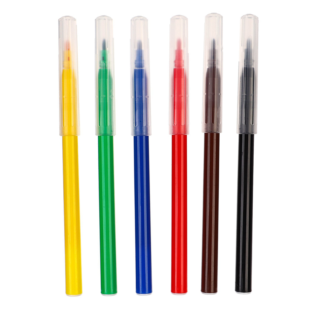 Фломастеры Смешарики 9631828 вентилируемый колпачок, в коробке, 6 цветов