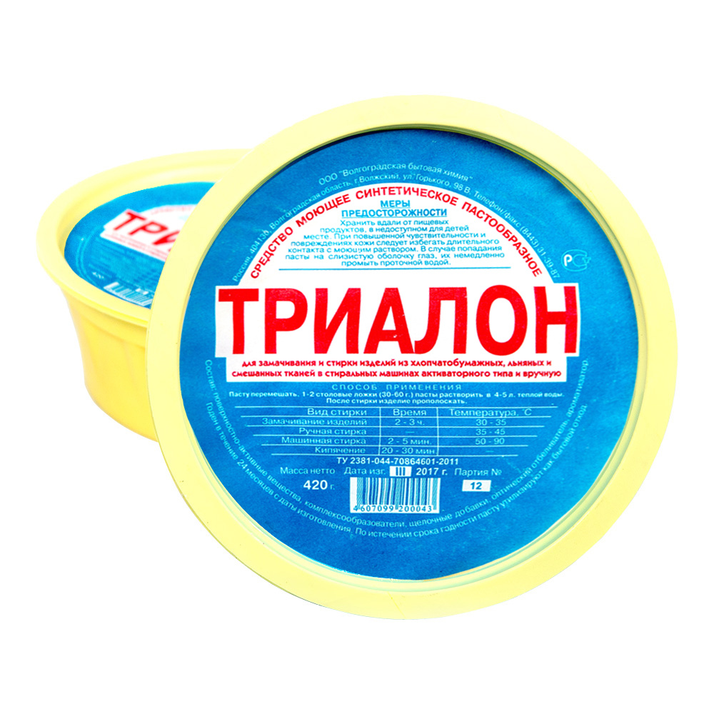 картинка Паста для стирки Триалон для ручной стирки, 420 г 