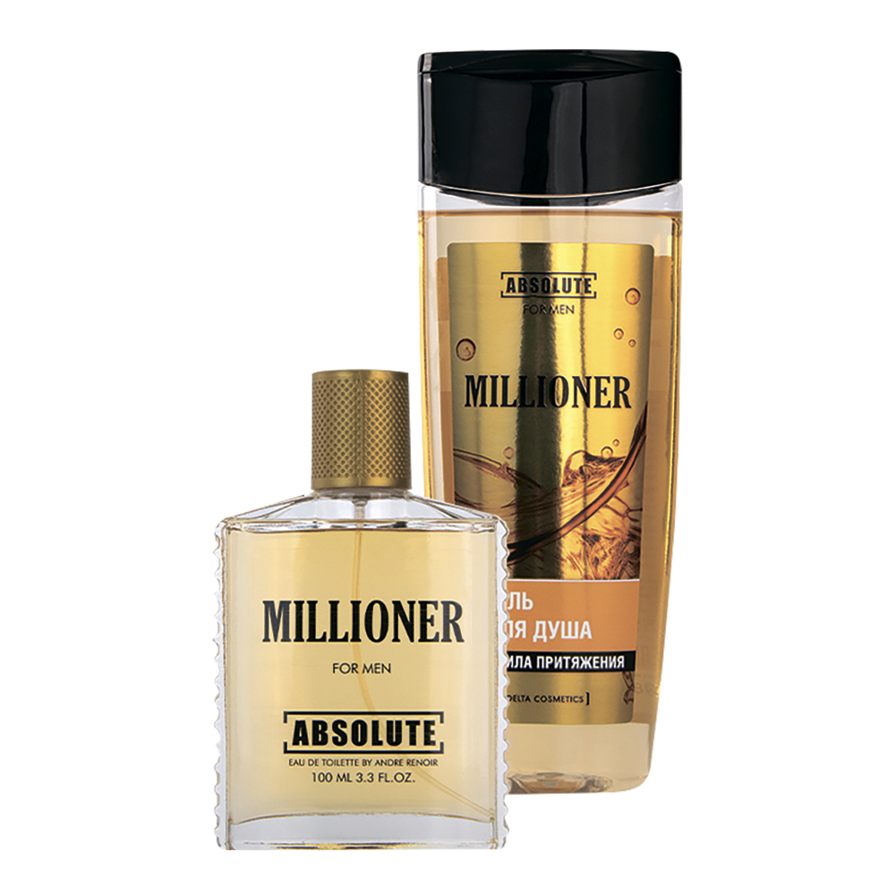 картинка Набор мужской Absolute Millioner (гель для душа 250 мл + туалетная вода 100 мл) 