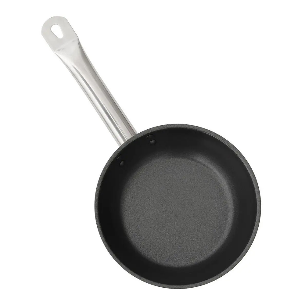 Сковорода КТ-ОБ-СА-22 без крышки, антипригарная, 22 см, нержавеющая сталь