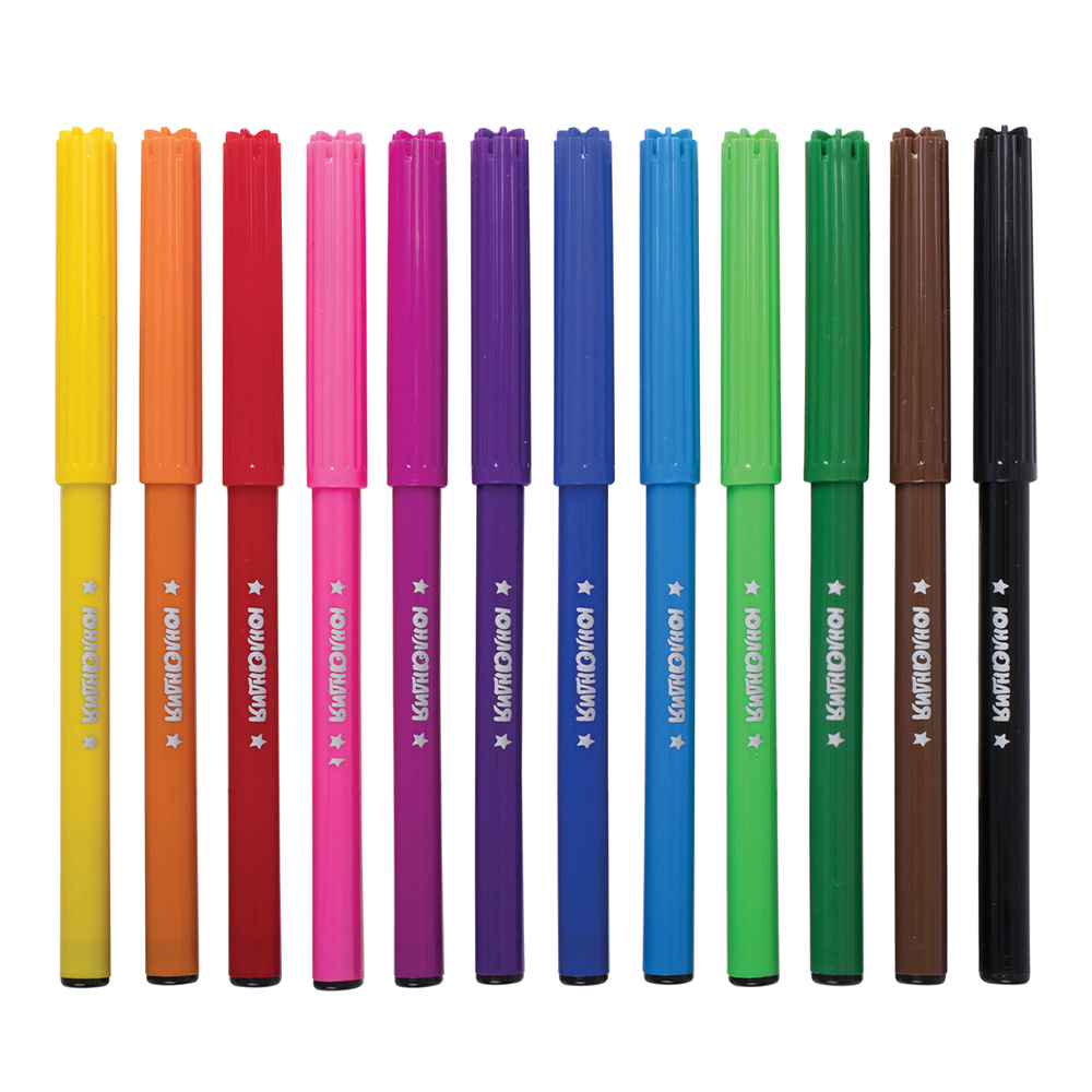 Фломастеры Юнландия 151678 Забавные картинки, 12 цветов