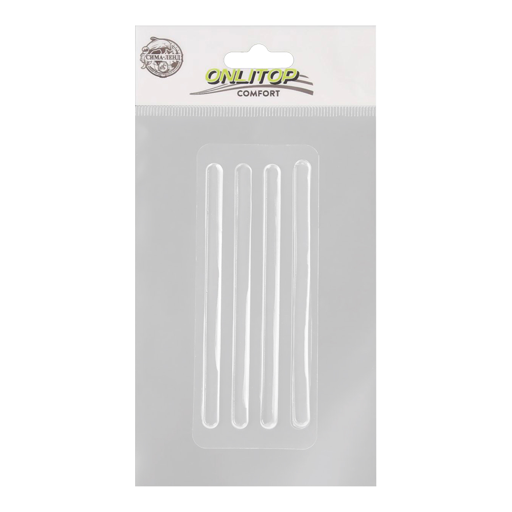 картинка Средство для обуви 1377153 силиконовые вкладыши для обуви, 9,5*0,7 см, 4 шт 