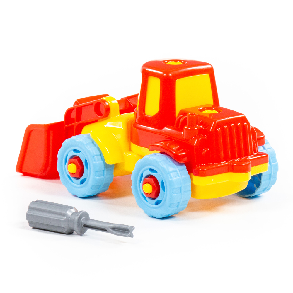 картинка Конструктор Полесье 77103 Погрузчик 20 деталей 