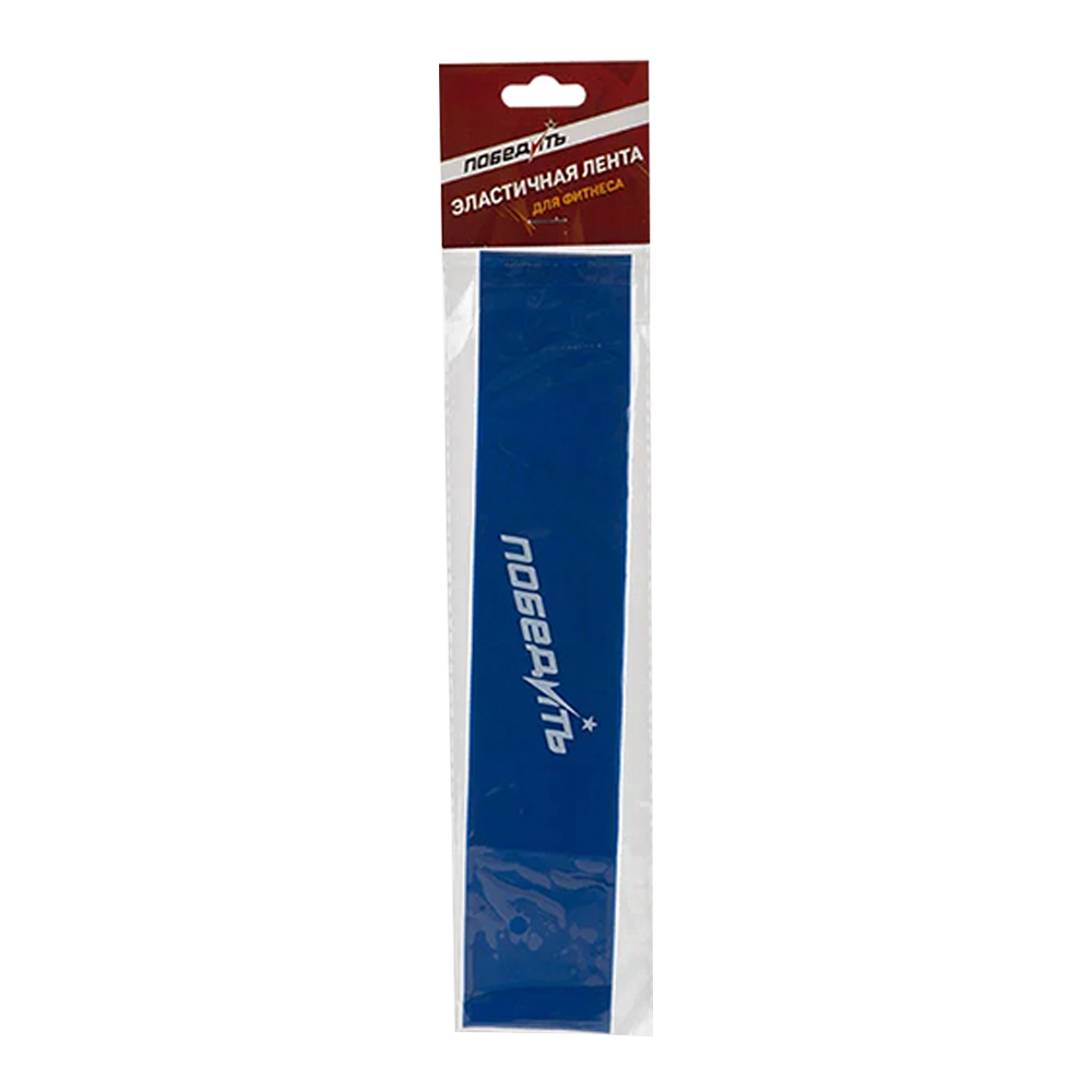 картинка Лента для фитнеса Ecos 6840 нагрузка 7,8 кг синяя 