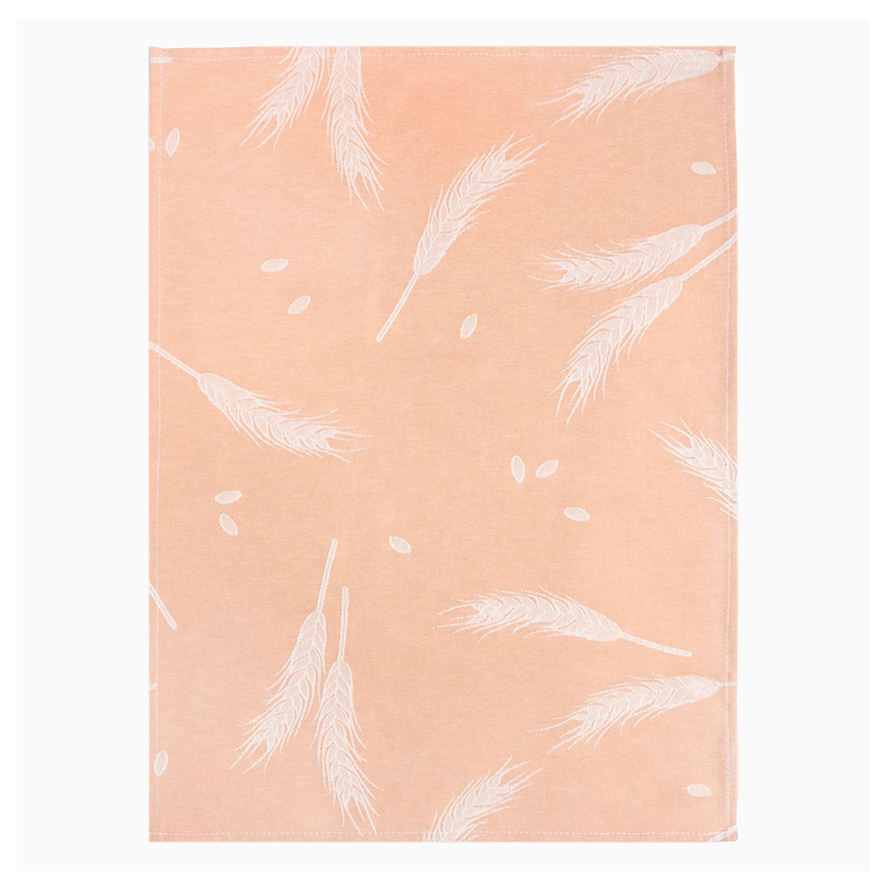 Набор кухонных полотенец Этель 7391580 Колоски, ткань вафельное полотно, жаккард, 40*60 см, бежевый, 2 шт