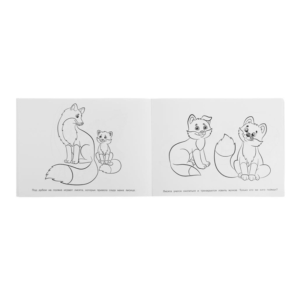 картинка Раскраска 0060 Умка Мамы и малыши, 285*210 мм, 64 страницы 