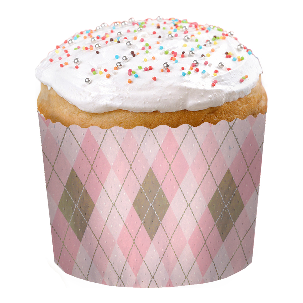 Форма для выпечки бумажная Ромбики 70*85 мм