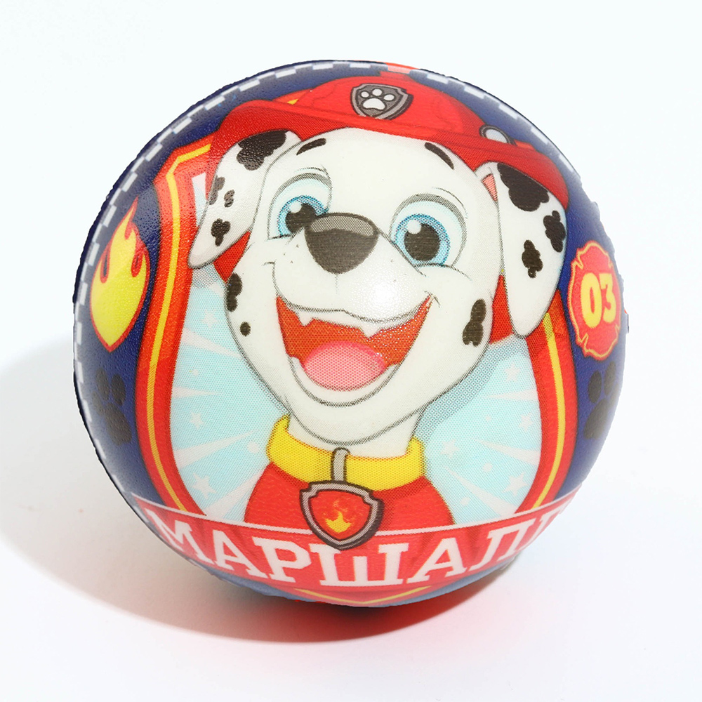 картинка Мяч 3221340 Paw Patrol Щенячий патруль, мягкий, 63 мм, микс 