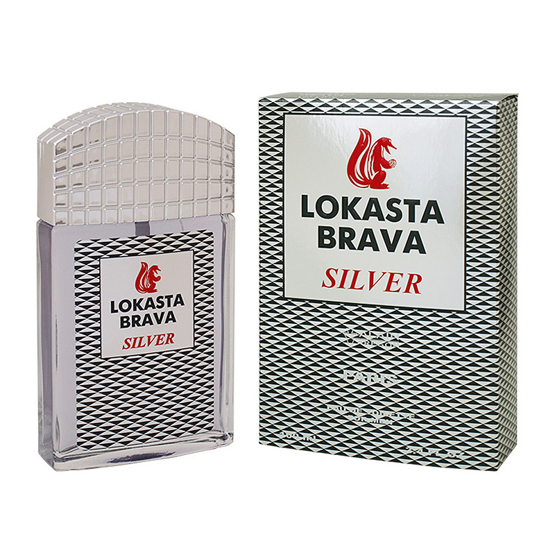 Туалетная вода Lokasta Brava Silver восточный аромат, мужская, 100 мл