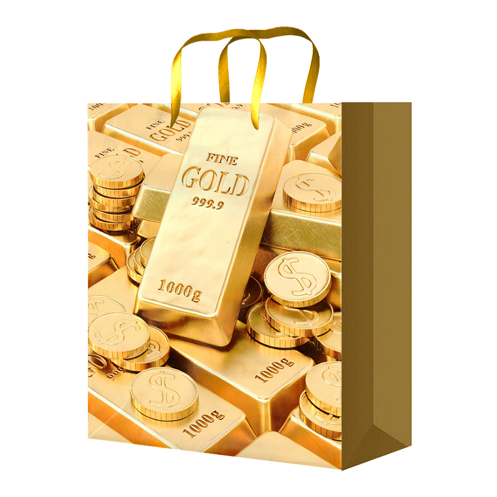 Пакет подарочный XL-514/515/516/517/518 Мужской 32*44*10, микс