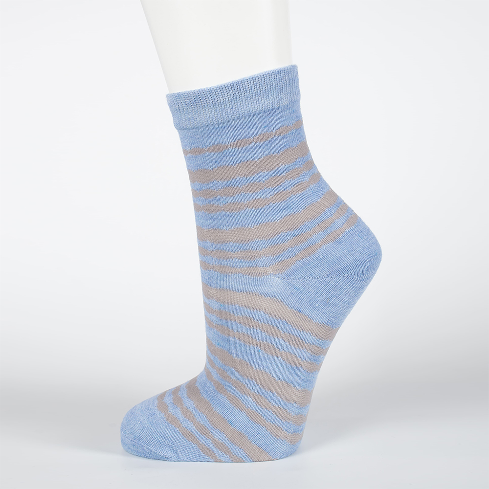 Носки женские Oemen HA052 хлопковые, в полоску, размер 23-25, в ассортименте