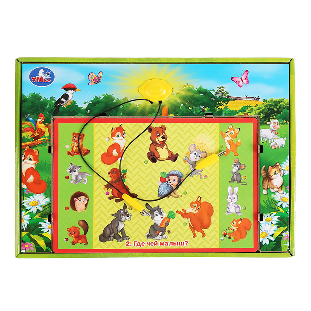 картинка Настольная игра HT663-R Электровикторина школа божьей коровки,100 вопросов 