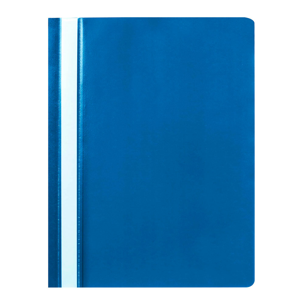 Скоросшиватель пластиковый Staff 225730 А4, 100/120 мкм, синий