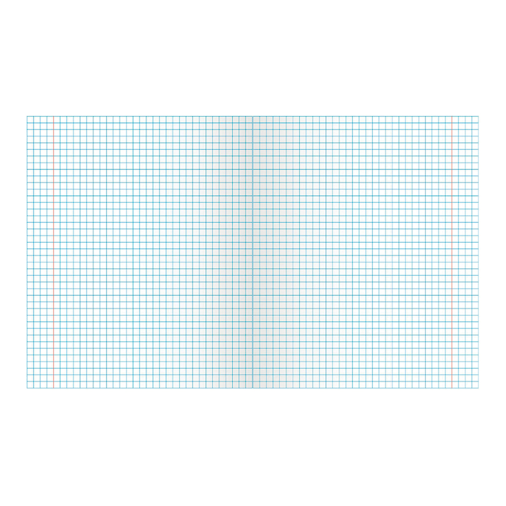 Тетрадь ПЗБМ 106275 18 листов, клетка с полями, зеленая, 1 шт