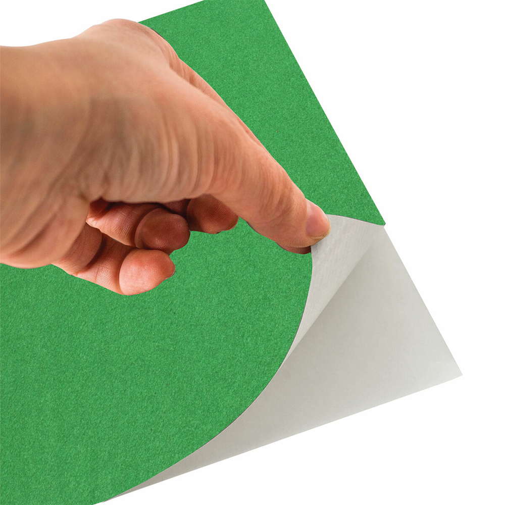 Бумага цветная Brauberg 124727 Бархатная самоклеющаяся, 5 листов 5 цветов А4 см