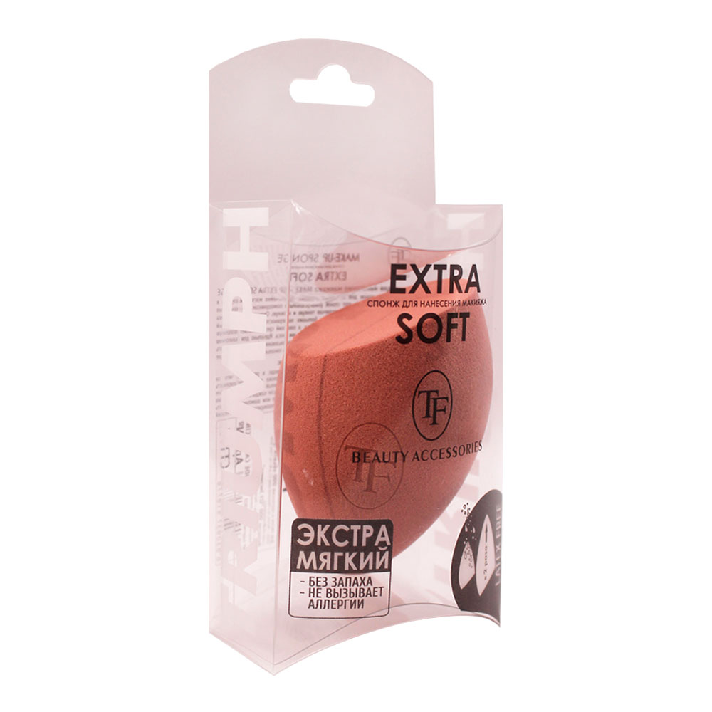 картинка Спонж для макияжа Triumf CTT77 Make-up extra soft sponge, экстра мягкий, nude cappuccino 
