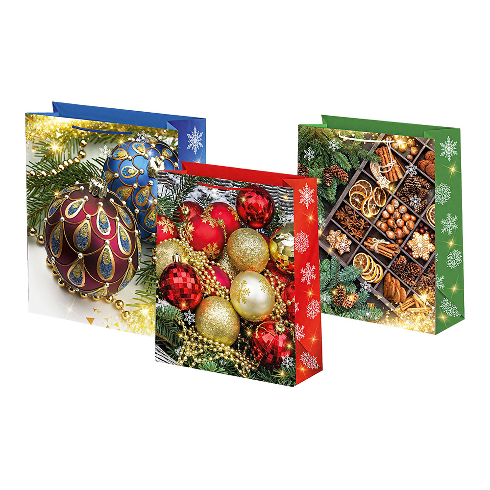 Пакет подарочный Ч45288 новогодний 14*20 см