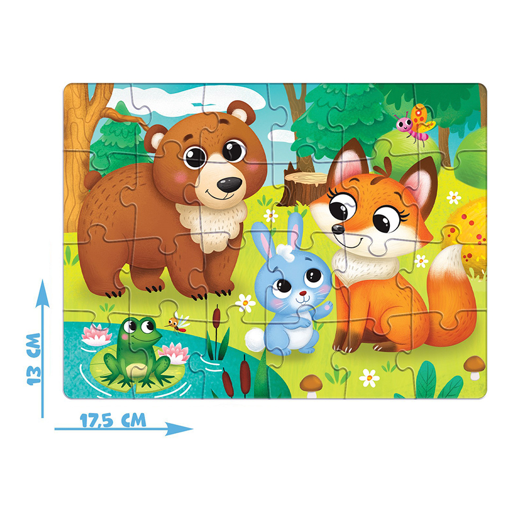картинка Пазл Puzzle Time 7005866 Лес, 24 элемента 