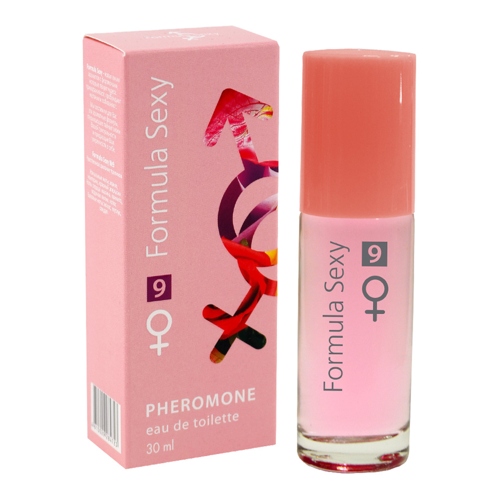 Туалетная вода Formula Sexy №9 с феромонами аромат цветочный, фруктовый, женская, 30 мл