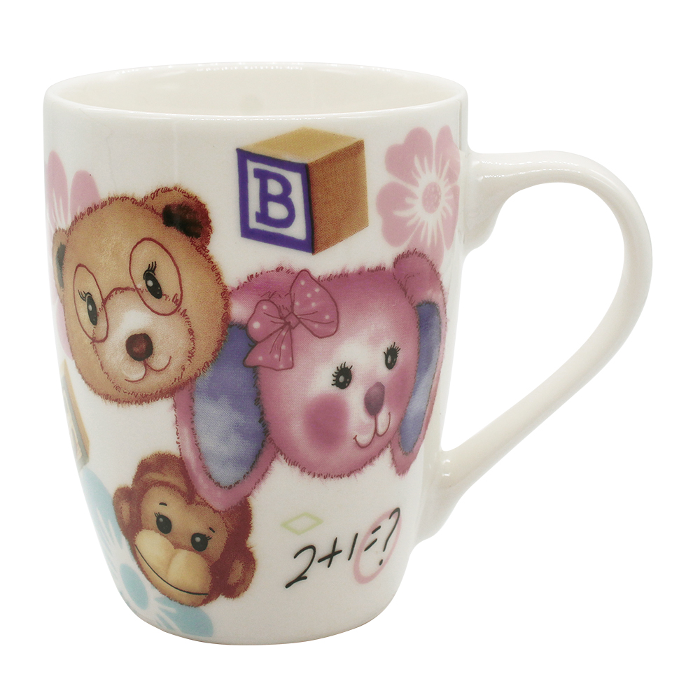 Кружка керамическая KKR-162 детская, Животные, 300 мл