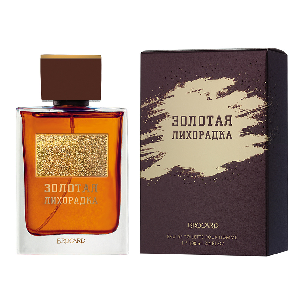 Туалетная вода Золотая Лихорадка аромат древесный, пряный, мужская, 100 мл