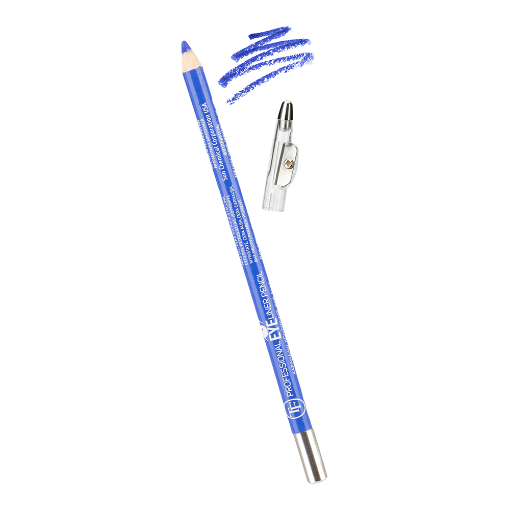 картинка Карандаш для глаз Triumf с точилкой, васильковый, тон 142 