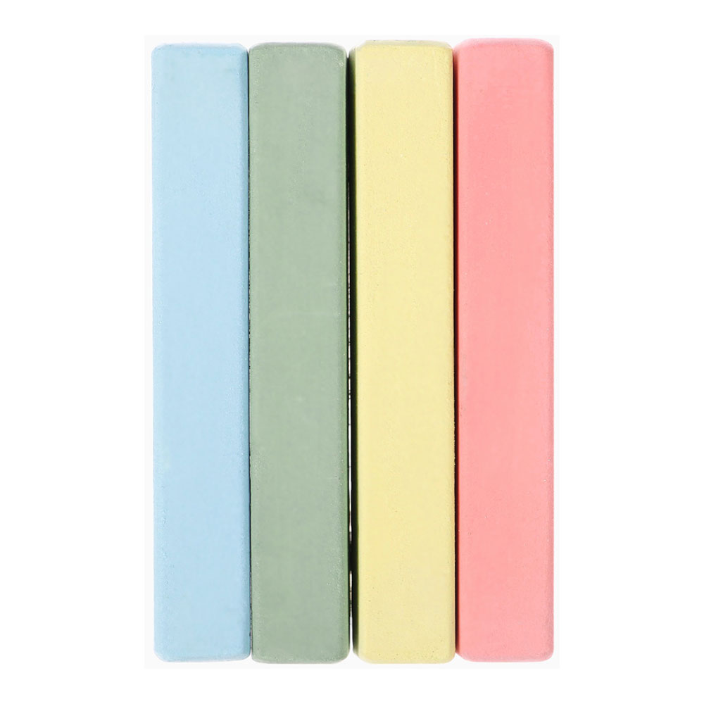 картинка Мелки для рисования Маша и Медведь 10135707 Маша и Медведь, прямоугольные, цветные, 4 цвета 